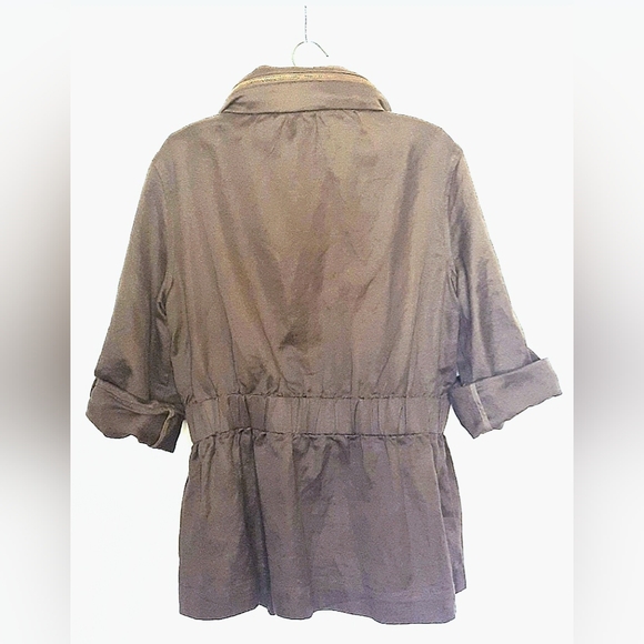 FRENCH CONNECTION Brown Linen Jacket - Picture 11 of 12